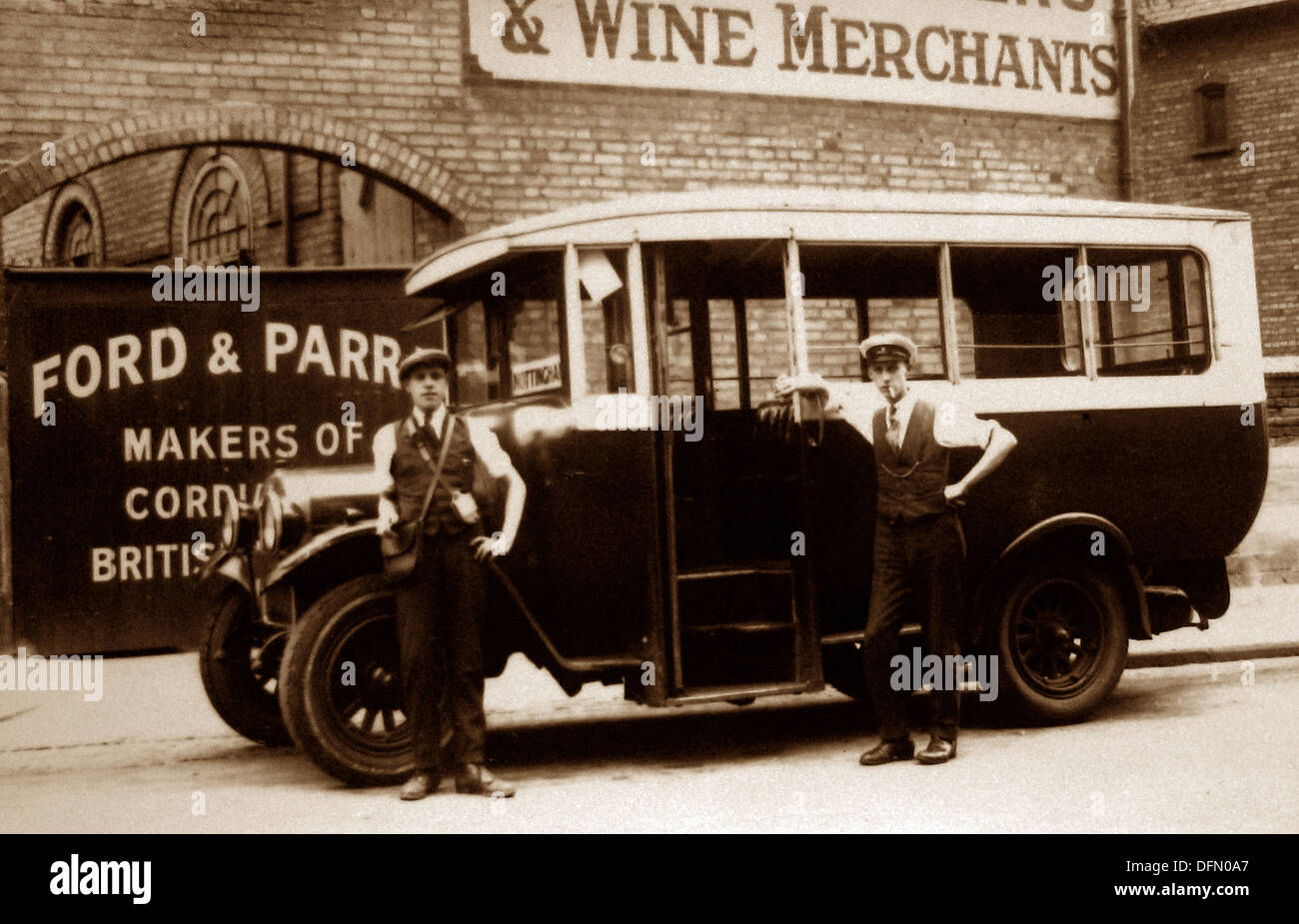 Nottingham Dixon è il servizio di bus nel 1926 Foto Stock