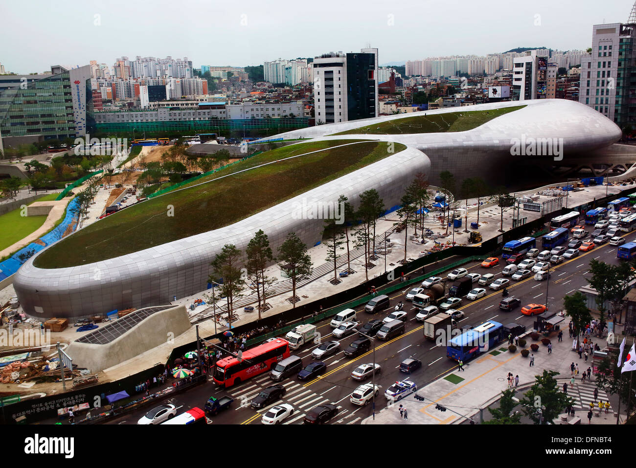 Progettazione di Dongdaemun Plaza & Park Foto Stock