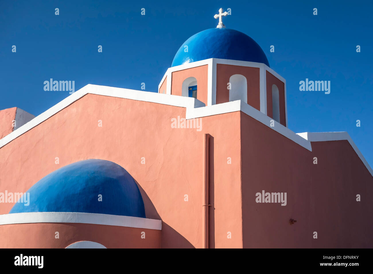 Chiesa di Oia - Santorini isola Grecia Foto Stock