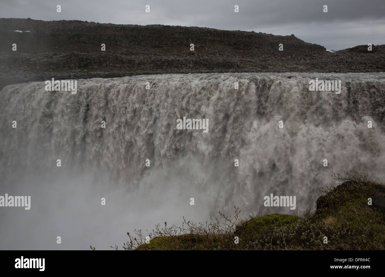 Cascata di Dettifoss Nord Islanda Foto Stock