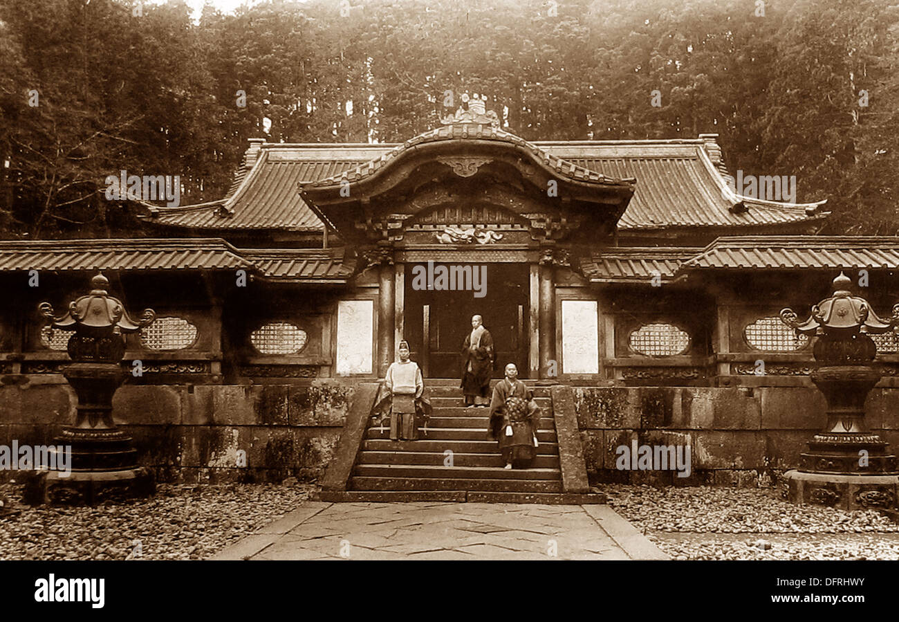 Giappone Iyemitsu tempio vicino Nikko inizio novecento Foto Stock