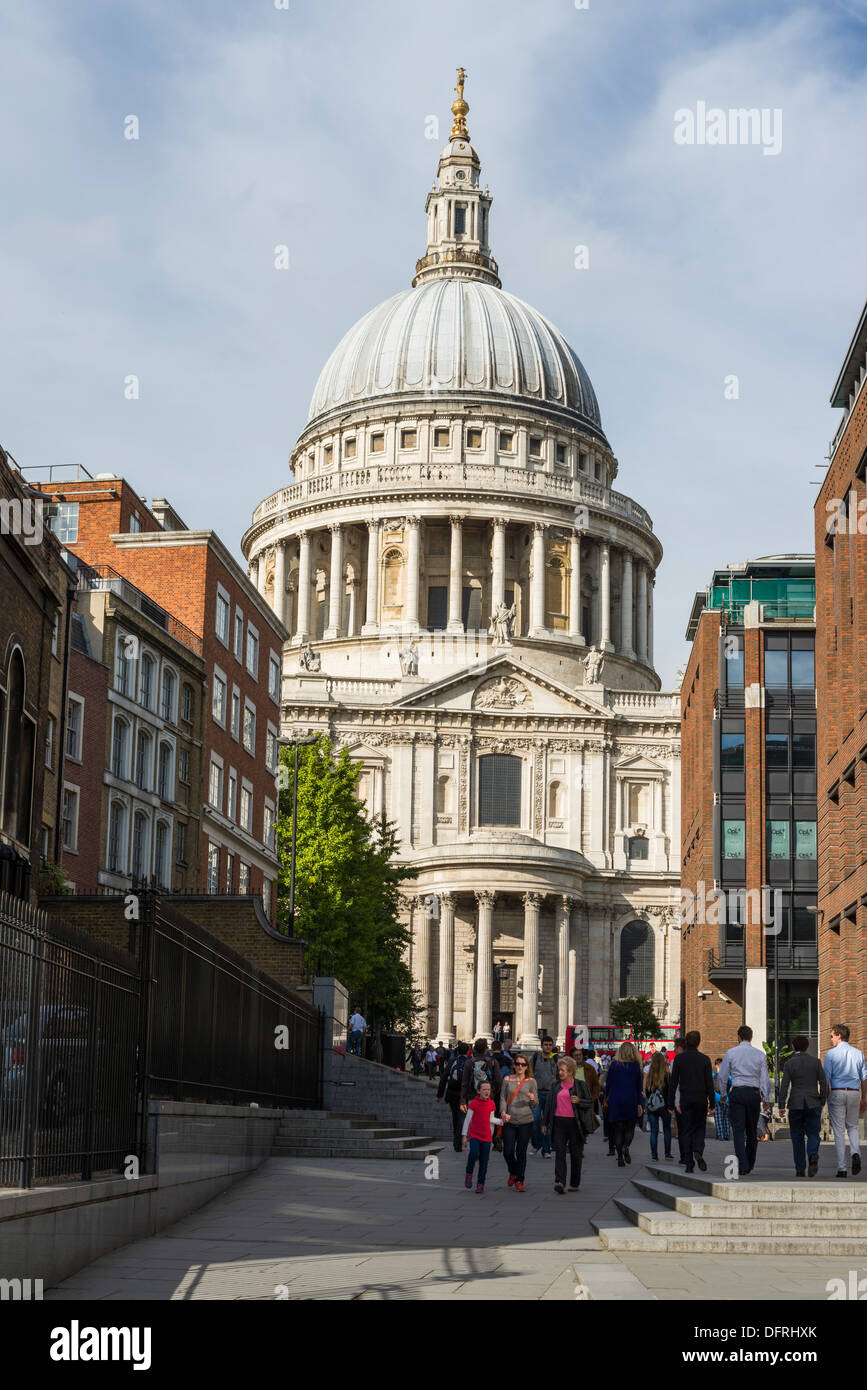 Cattedrale di San Paolo, Città di Londra, Regno Unito Foto Stock