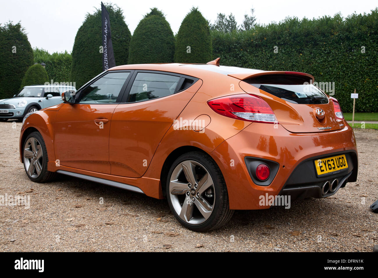La Hyundai Veloster presso la società di costruttori di automobili e di commercianti (SMMT) giorno di prova Foto Stock