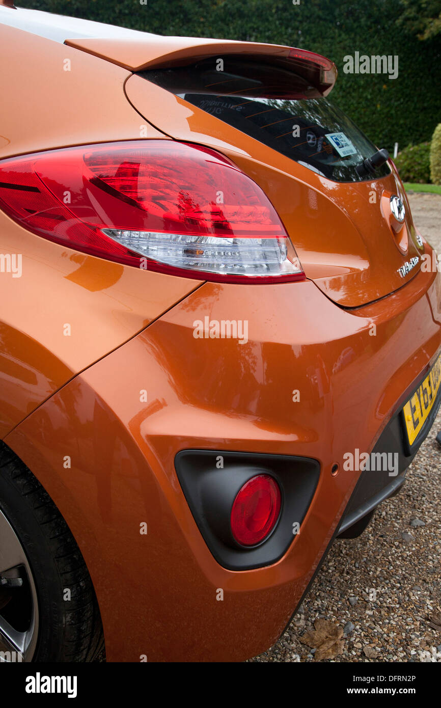 La Hyundai Veloster presso la società di costruttori di automobili e di commercianti (SMMT) giorno di prova Foto Stock