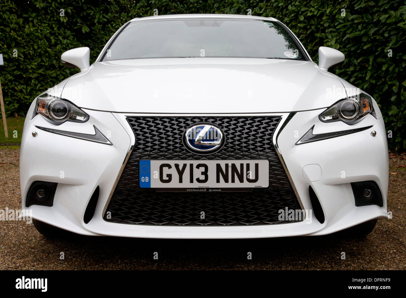 Lexus IS 300h a società di costruttori di automobili e di commercianti (SMMT) giorno di prova Foto Stock