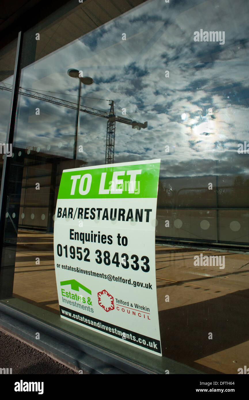Bar/Ristorante 'lasciare segno, Telford's Southwater sviluppo, Shropshire, Inghilterra Foto Stock
