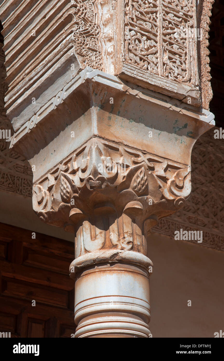 Generalife Palace - capitale, Generalife, Alhambra di Granada, regione dell'Andalusia, Spagna, Europa Foto Stock