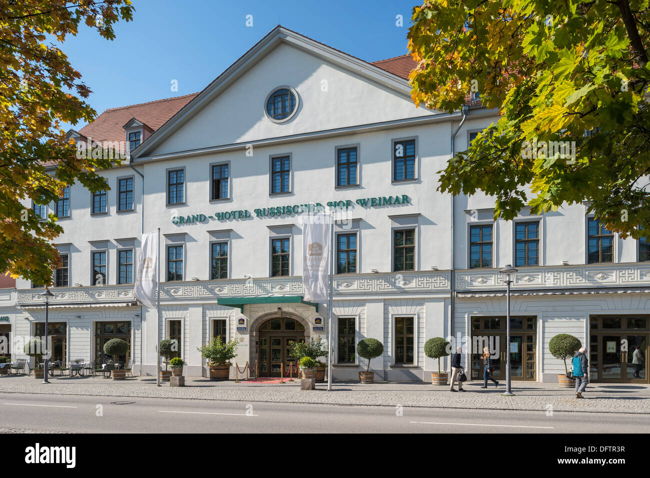 Best Western Grand Hotel Russischer Hof", 1805, Weimar, Turingia, Germania Foto Stock