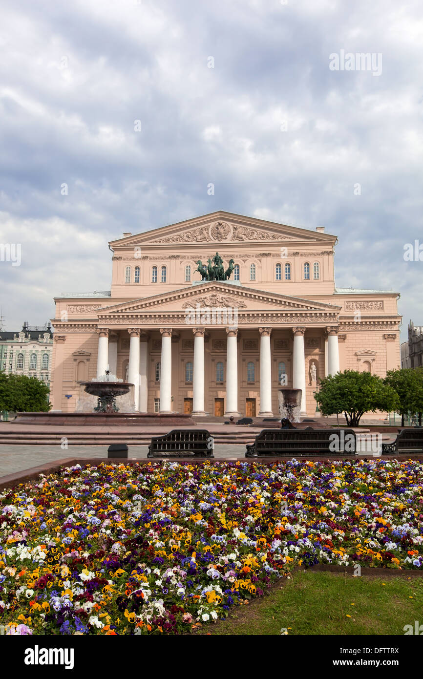 Teatro Bolshoi di Mosca, Russia Foto Stock