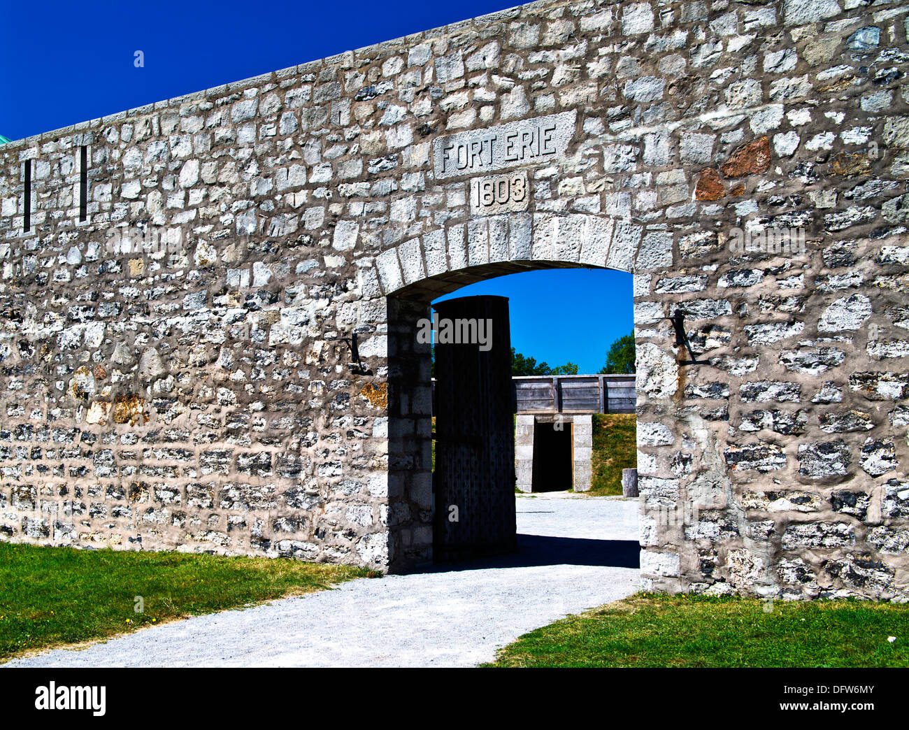 Fort Erie Cancello Anteriore Fort Erie Ontario Canada Foto Stock