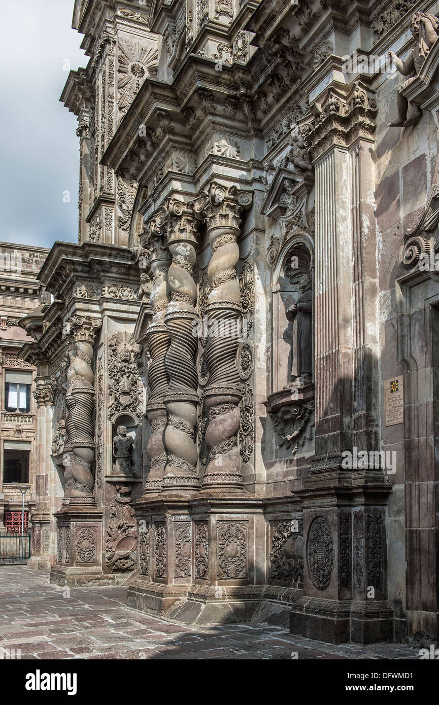 Compania de chiesa del Gesù, Quito Pichincha Provincia, Ecuador, Patrimonio Mondiale dell Unesco Foto Stock