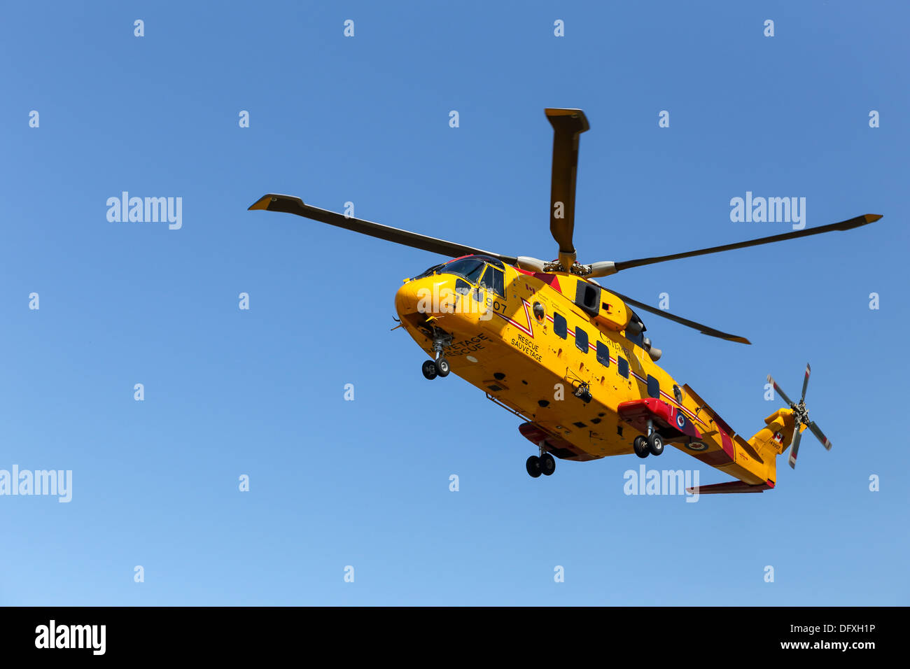 Forze canadesi AgustaWestland CH-149 Cormorant elicottero decrescente - Nessuna vendita su Alamy o in qualsiasi altro luogo Foto Stock