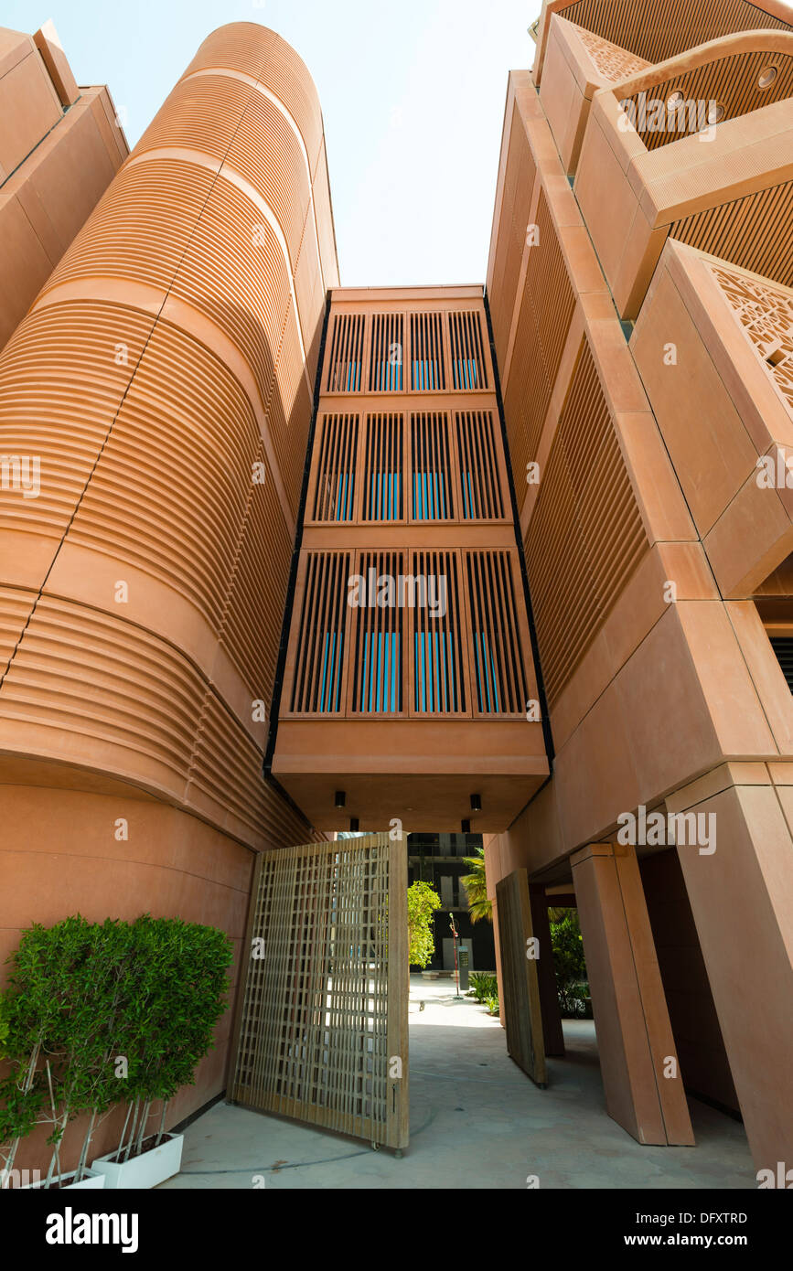Istituto di Scienza e tecnologia a Masdar City ad Abu Dhabi Emirati Arabi Uniti EMIRATI ARABI UNITI Foto Stock