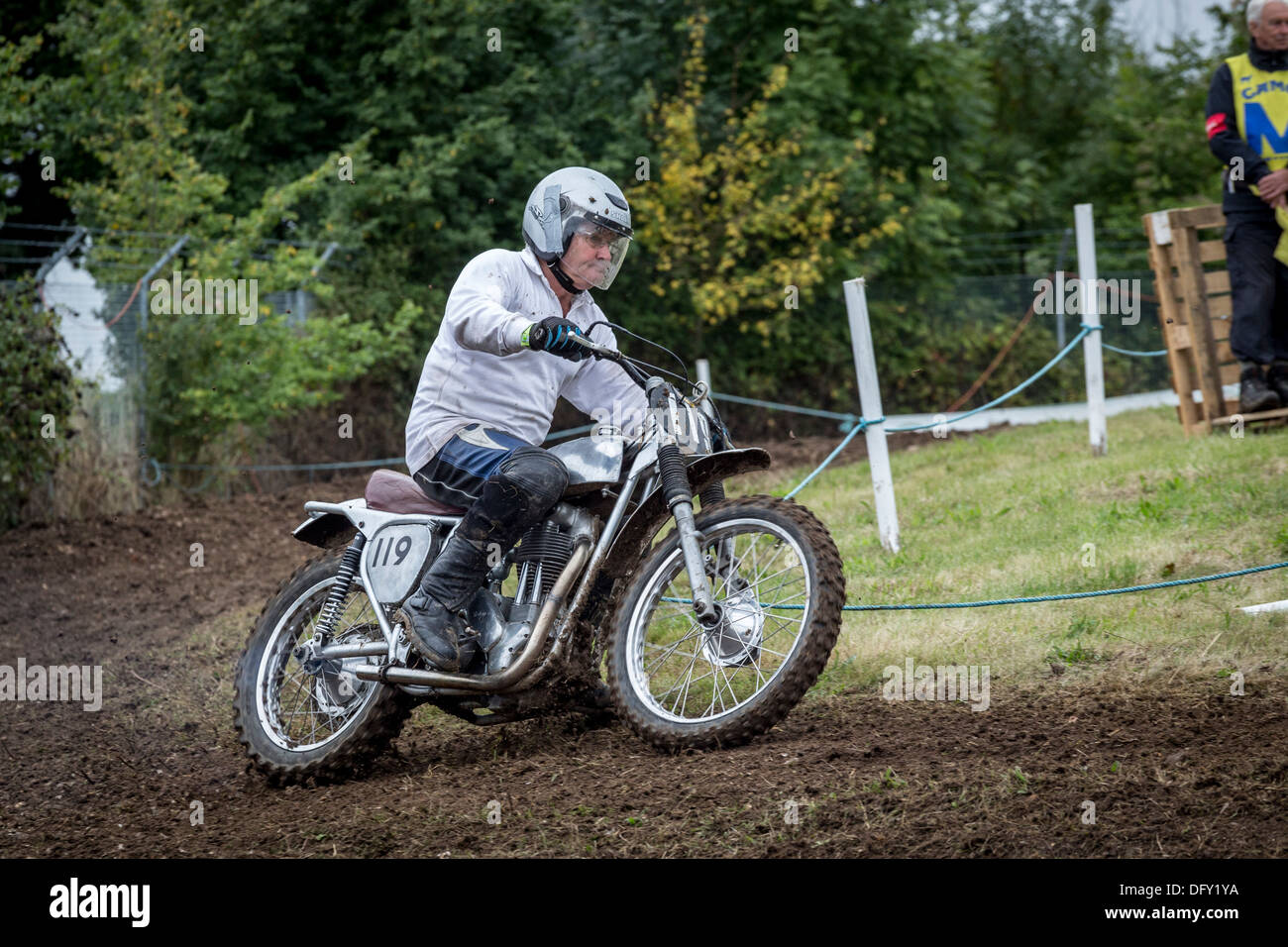 Moto-X assoli Racing alla 2013 Goodwood, Sussex, Regno Unito. Foto Stock