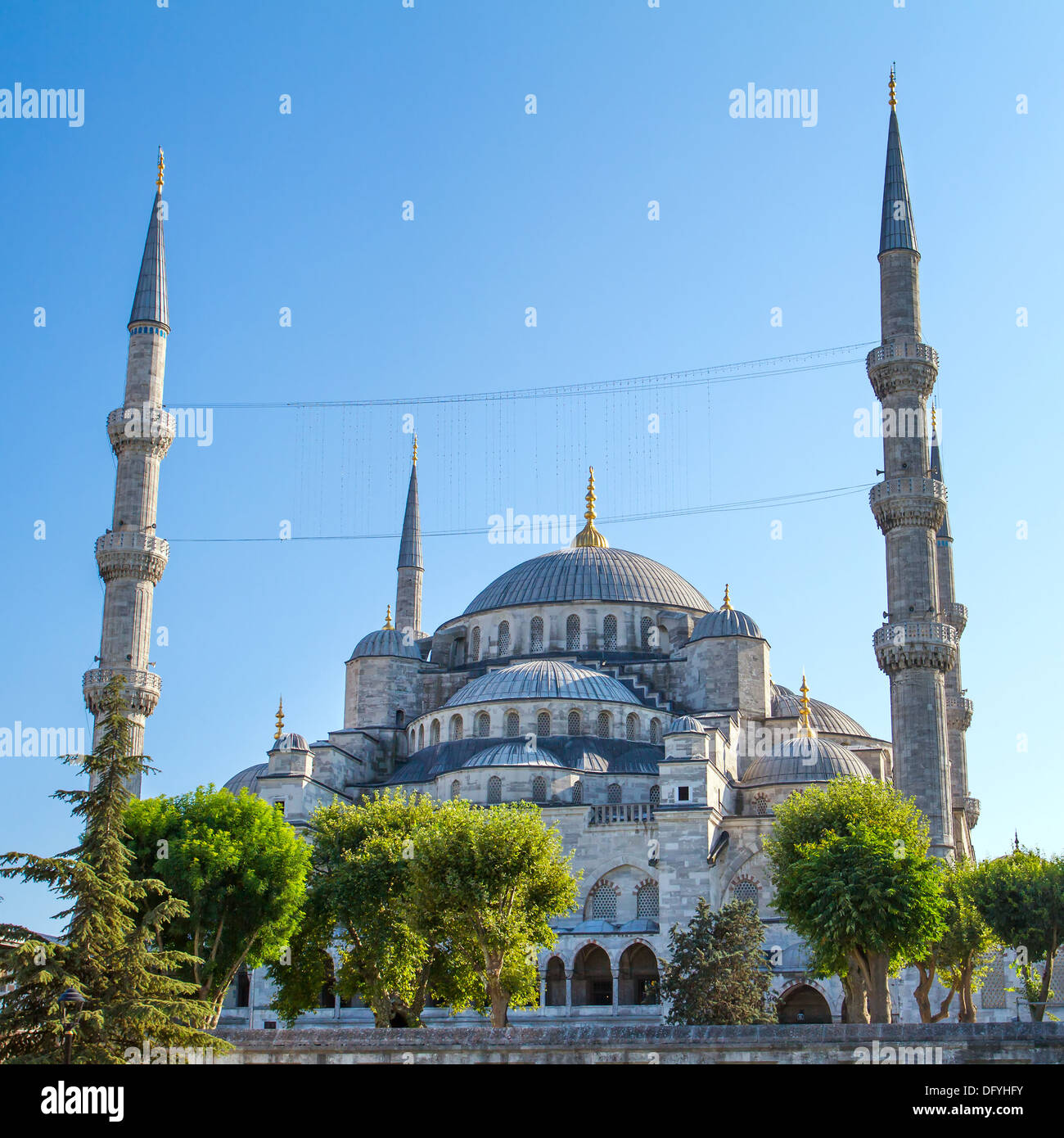 La Moschea Blu (Sultanahmet Camii), Istanbul, Turchia Foto Stock