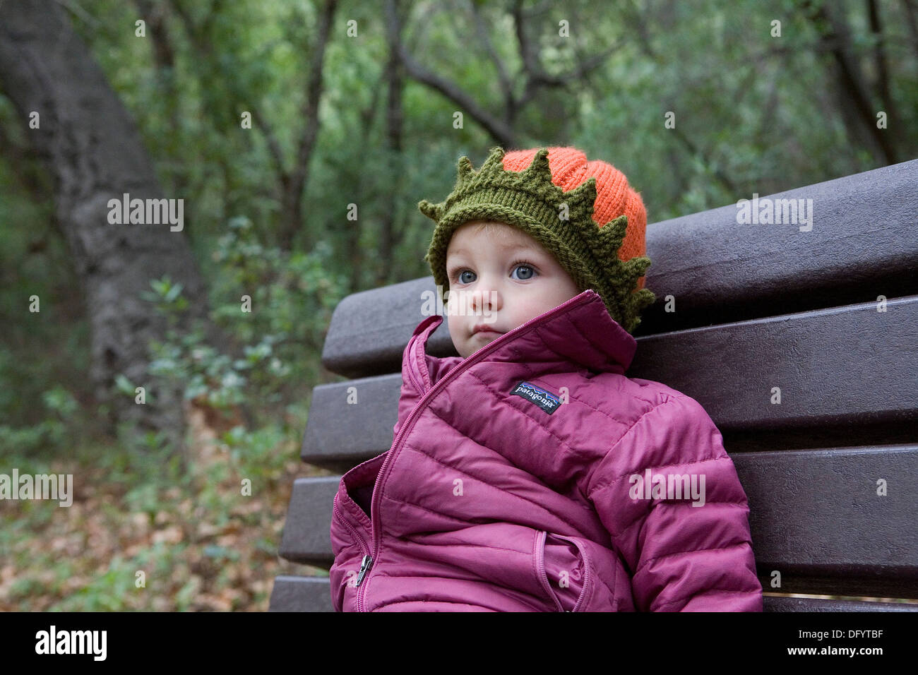 Carino il Toddler Girl Foto Stock