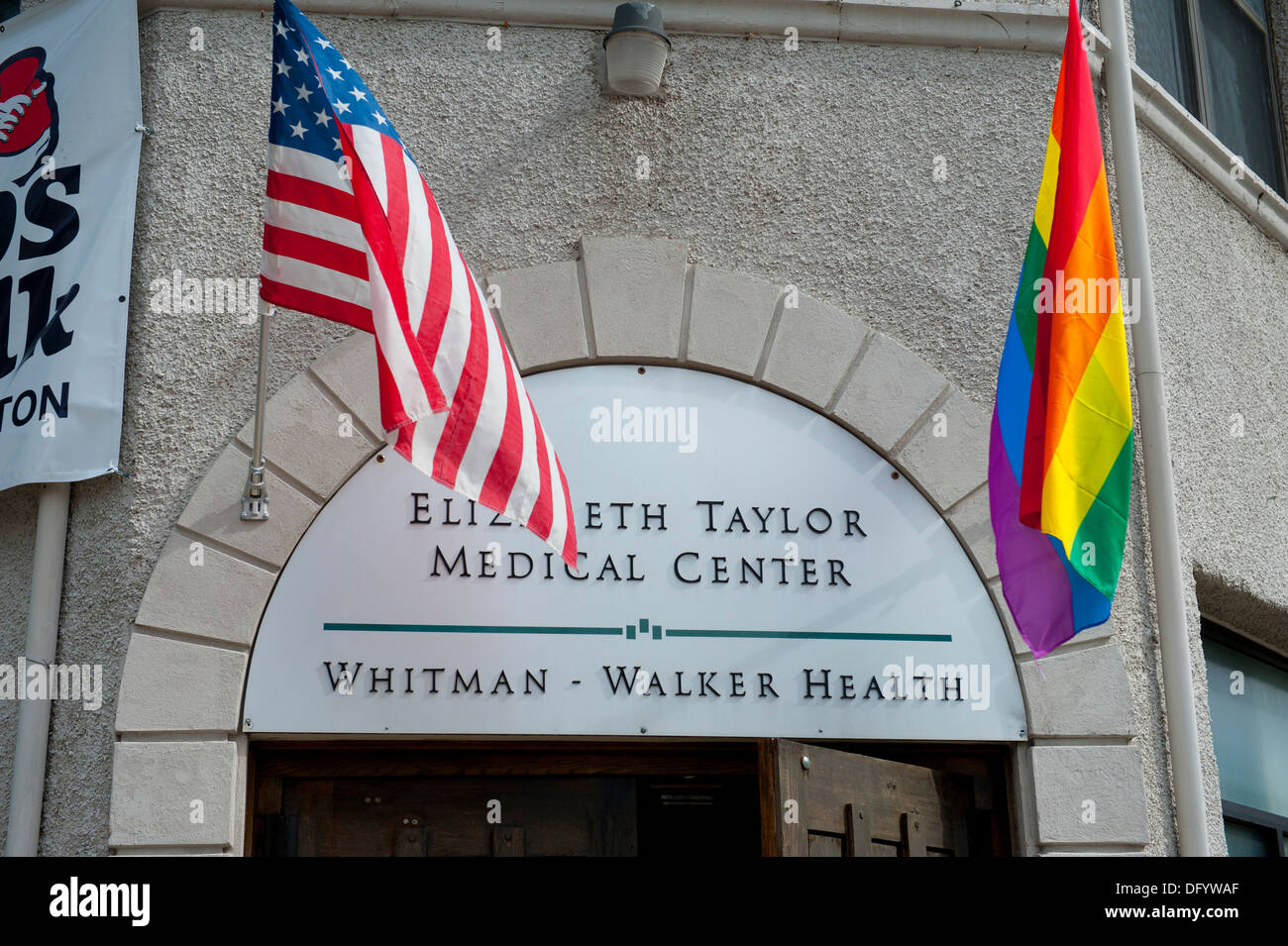 Whitman Walker Health Clinic in DC di Washington D.C. Distretto di Columbia Elizabeth Taylor Medical Center senza scopo di lucro Foto Stock