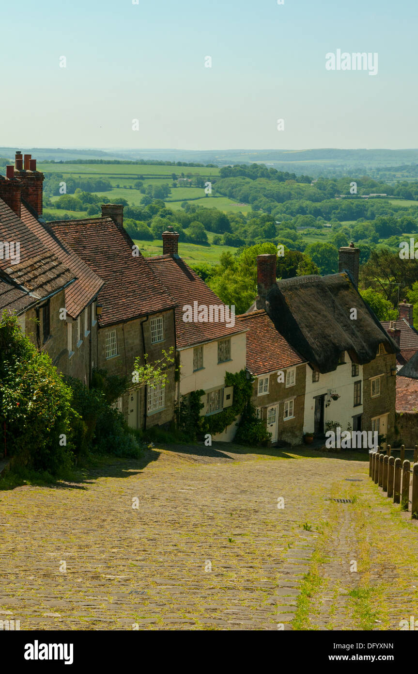 Park a piedi a Shaftesbury Dorset, Inghilterra Foto Stock