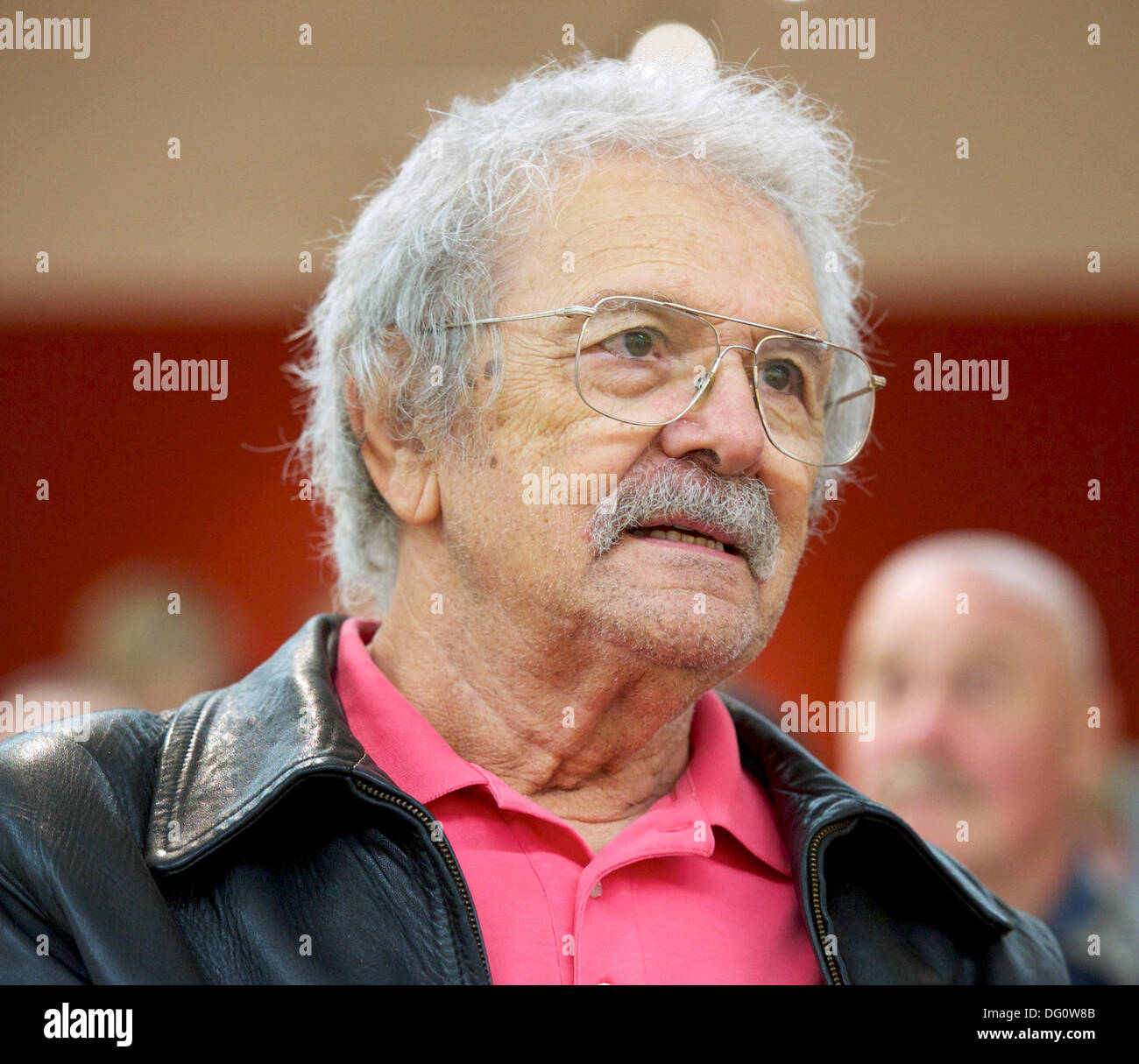 Leipzig, Germania. Undicesimo oct, 2013. Mela Ramos al Museum der Bildenden Kuenste a Leipzig, Germania, 11 ottobre 2013. La mostra "La Bella e la Bestia - Richard Mueller & Mel Ramos & Wolfgang Joop' scorre dal 13 ottobre 2013 fino a 12 gennaio 2014. Foto: PETER ENDIG/dpa/Alamy Live News Foto Stock