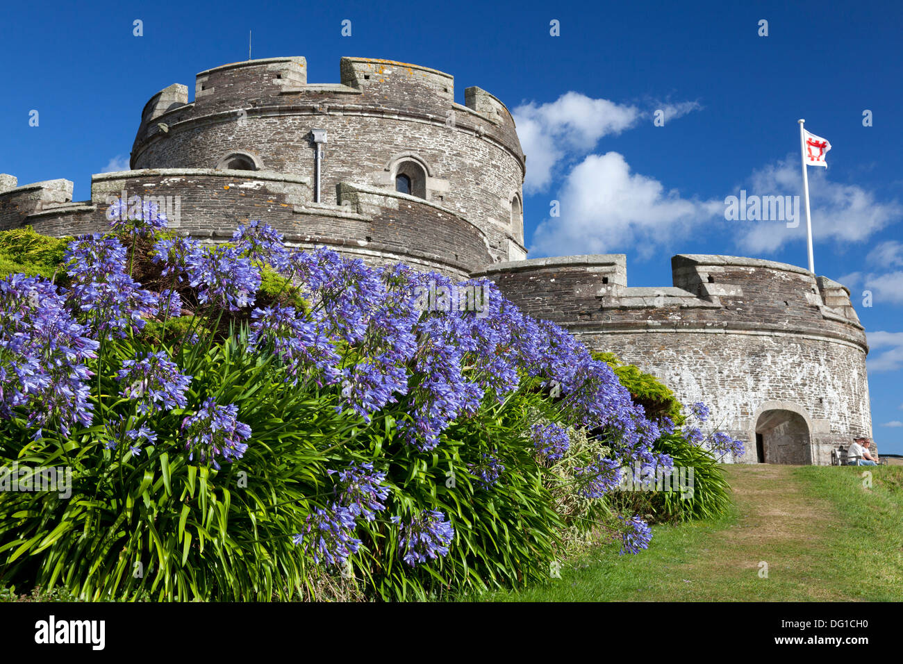 St Mawes Castello, Cornwall Foto Stock
