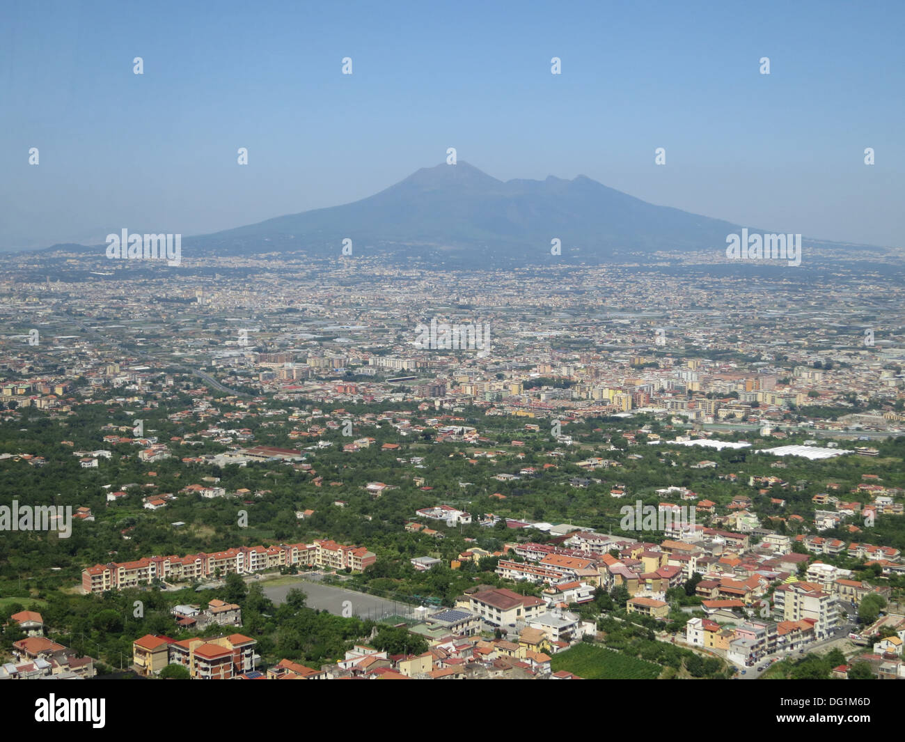 Il Monte Vesuvio, Napoli, Italia Foto Stock