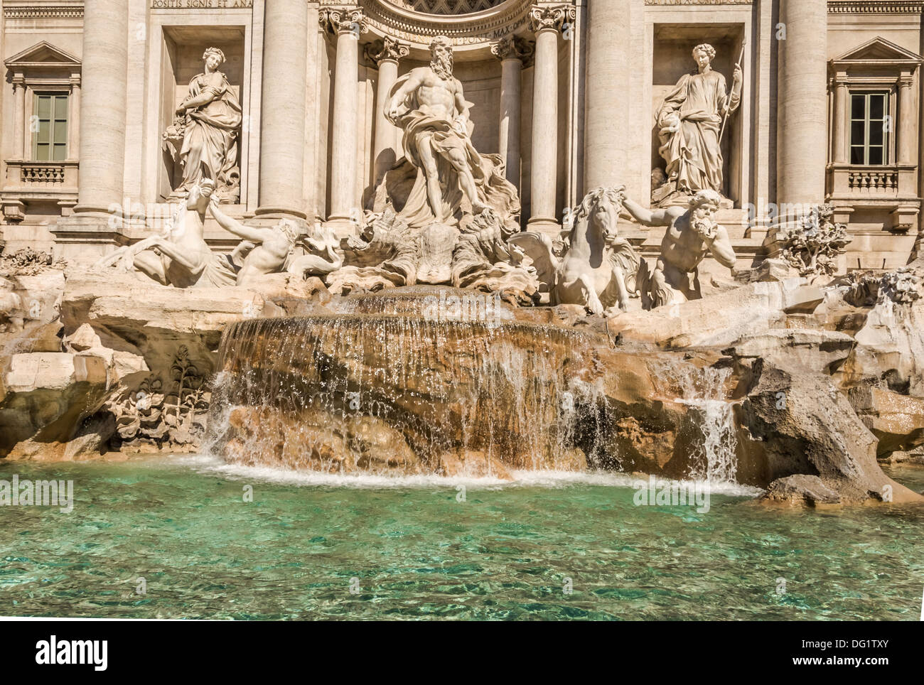 Fontana di Trevi (Fontana di Trevi a Roma, Italia Foto Stock
