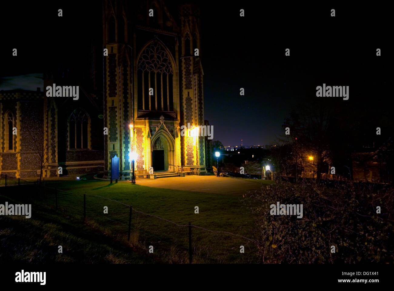 Chiesa del Sacro Cuore di Gesù, Edge Hill, Wimbledon. Foto Stock