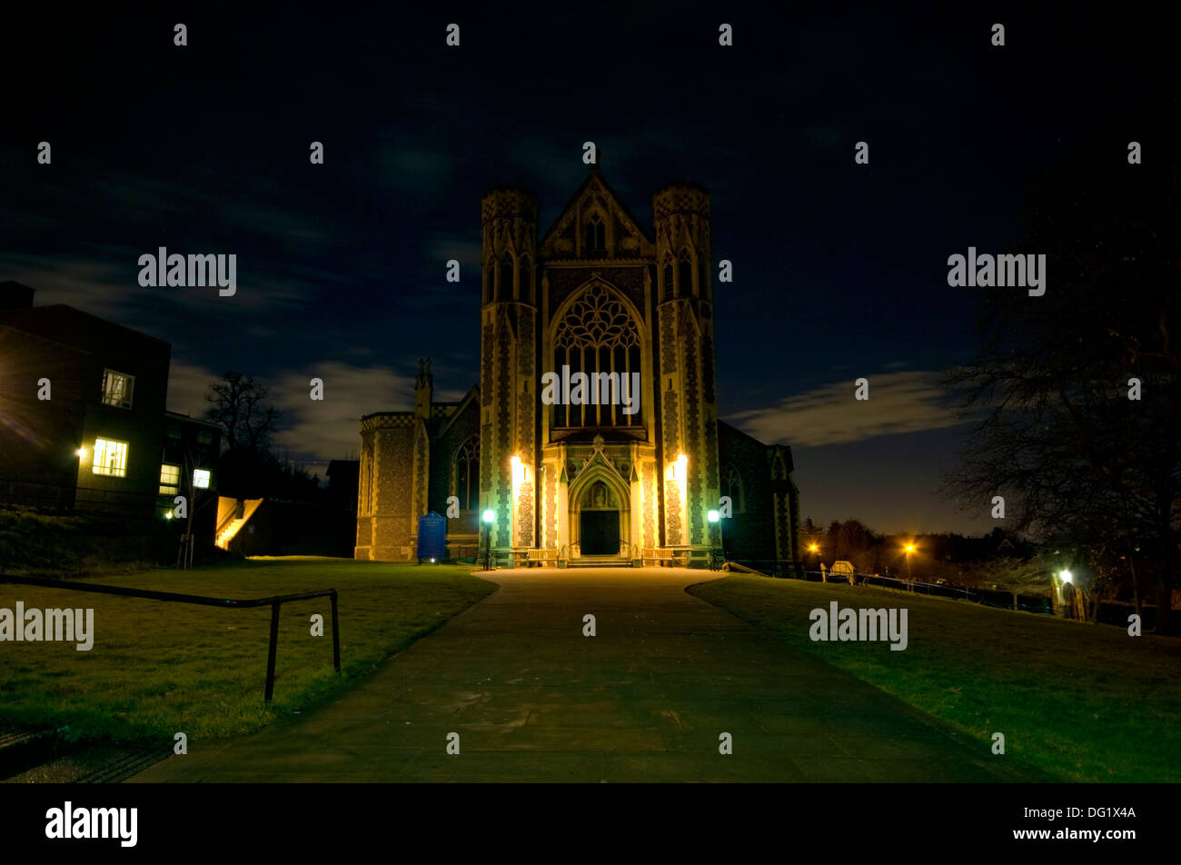 Chiesa del Sacro Cuore di Gesù, Edge Hill, Wimbledon. Foto Stock