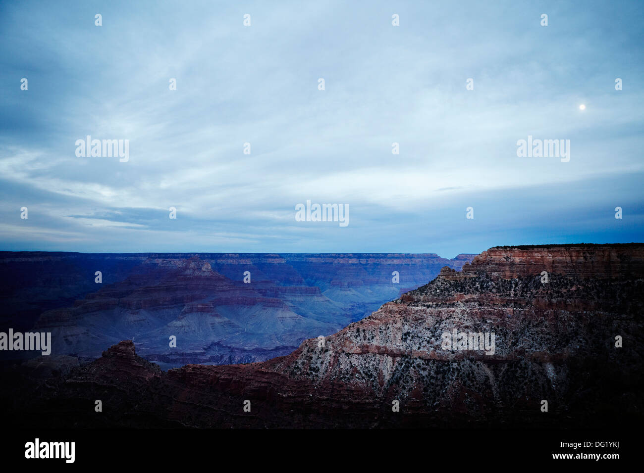 Blue Grand Canyon, Arizona, Stati Uniti d'America Foto Stock