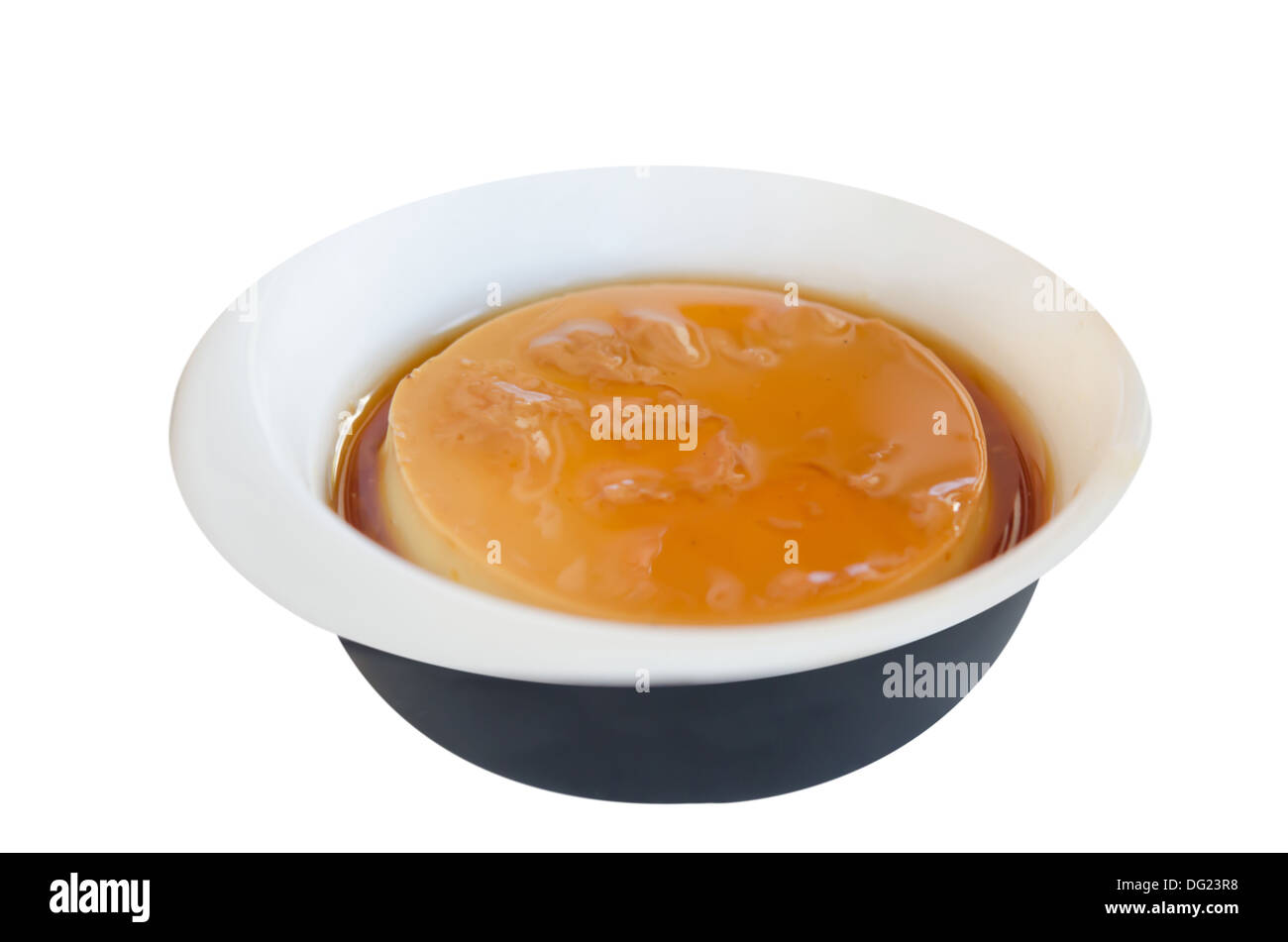 Caramello crema custard pudding - dessert Foto Stock