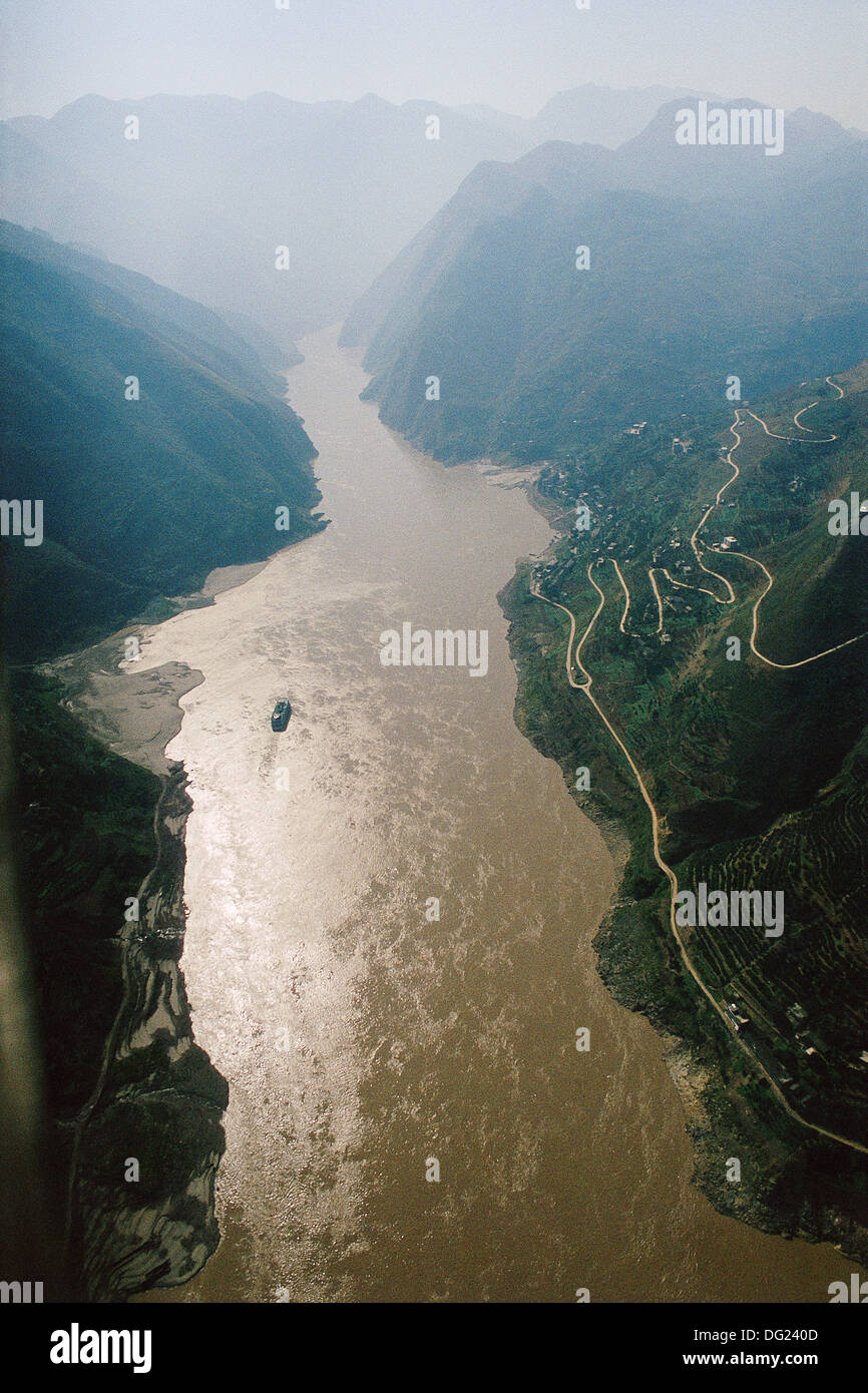Wuxia Gorge. Sichuan. Cina Foto Stock
