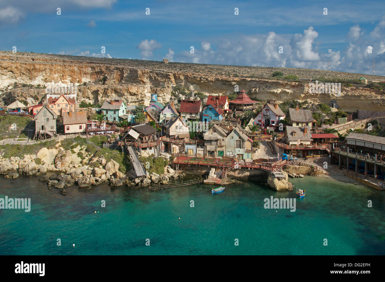 Popeye Village Mellieha Malta Foto Stock