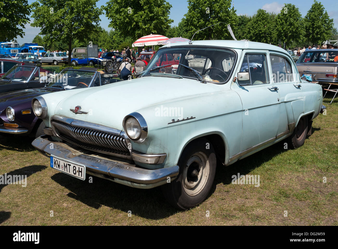 Auto sovietica GAZ M21 Volga Foto Stock