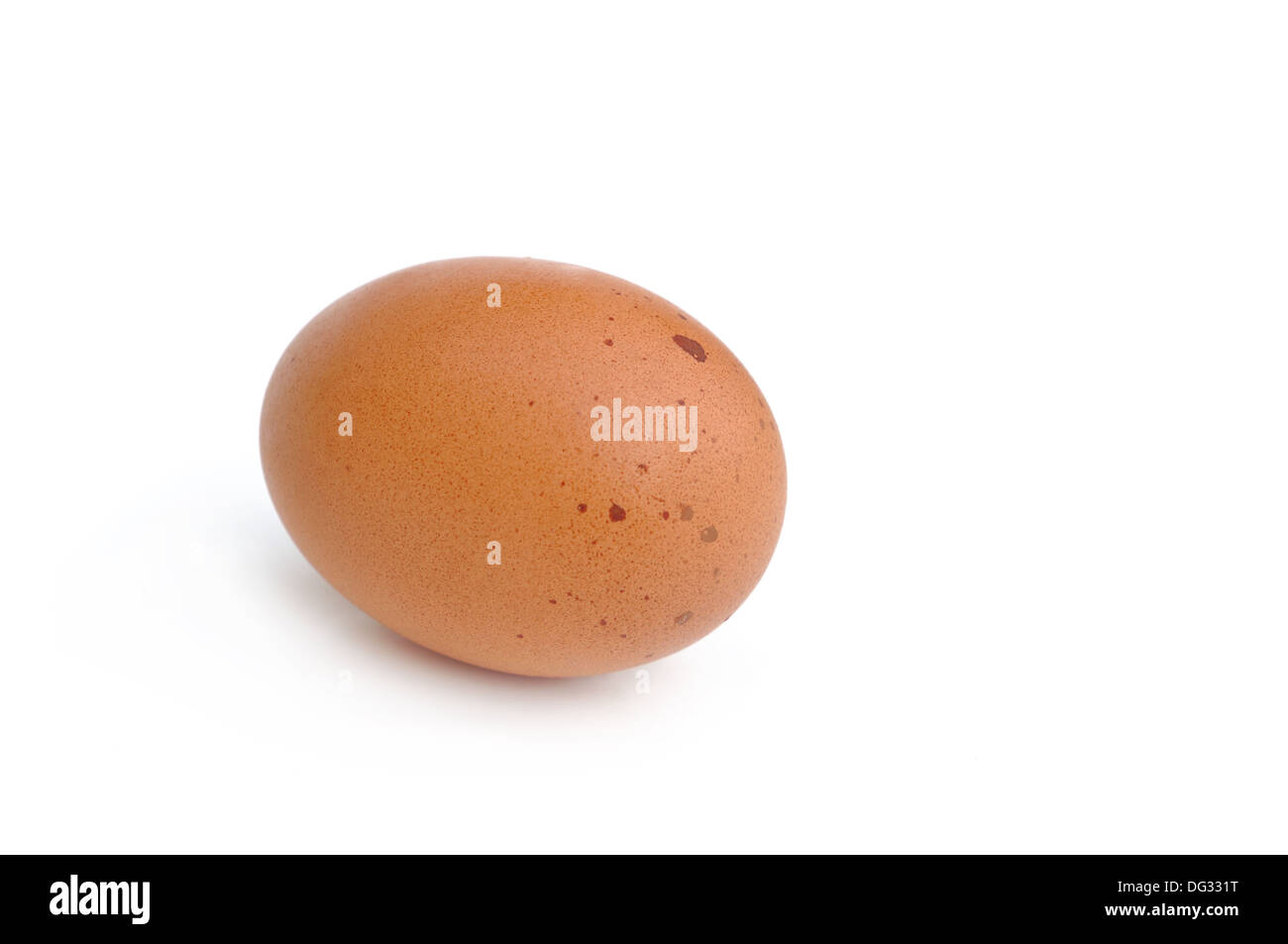 Uova colorate shell isolata su sfondo bianco Foto Stock