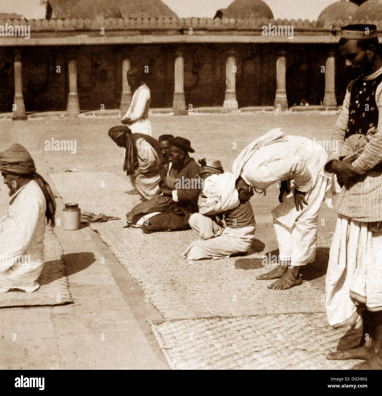 India - moschea a Ahmedabad inizio novecento Foto Stock