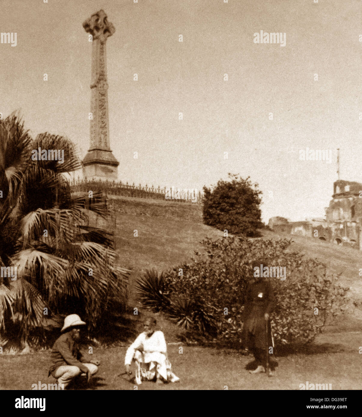 India - Lucknow Memoriale di Sir Henry Lawrence Early 1900s Foto Stock