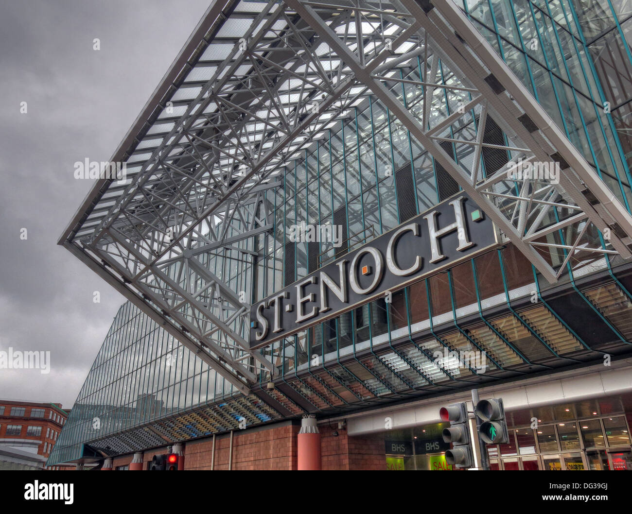 St Enoch negozi al dettaglio del centro shopping di Glasgow Foto Stock