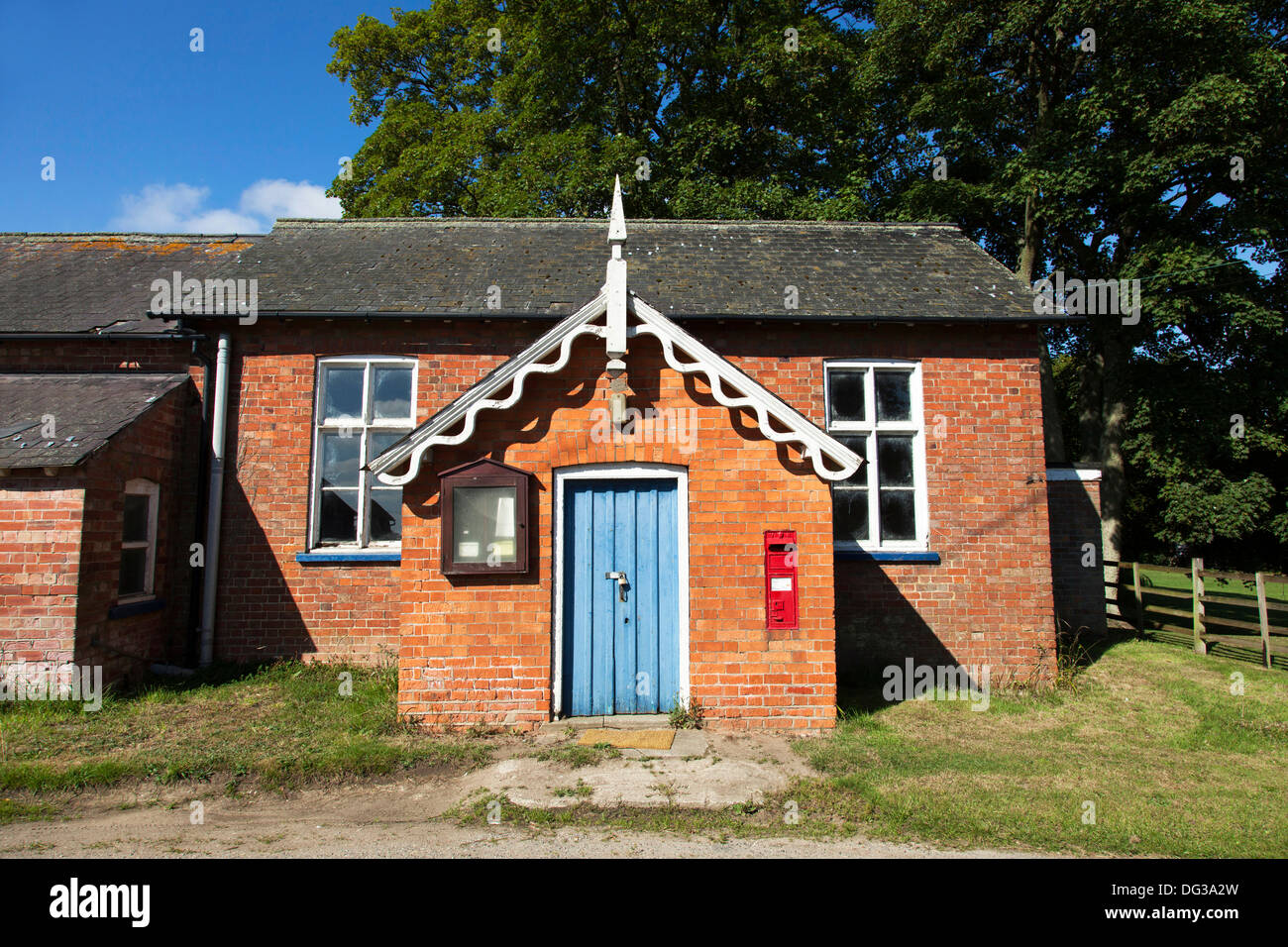 Un village hall nel Lincolnshire, England, Regno Unito Foto Stock