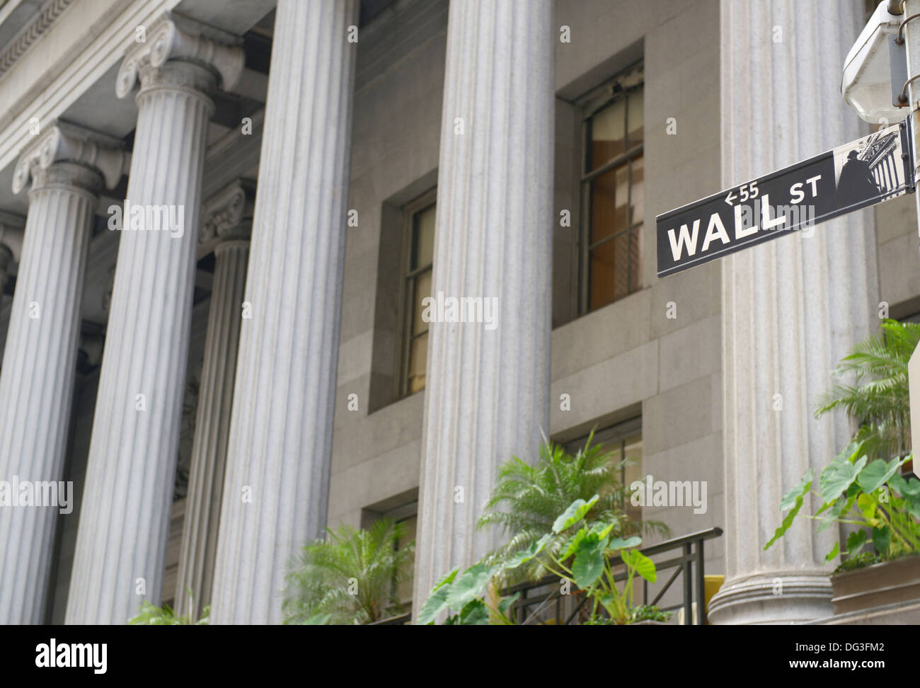 55 di wall Street Foto Stock