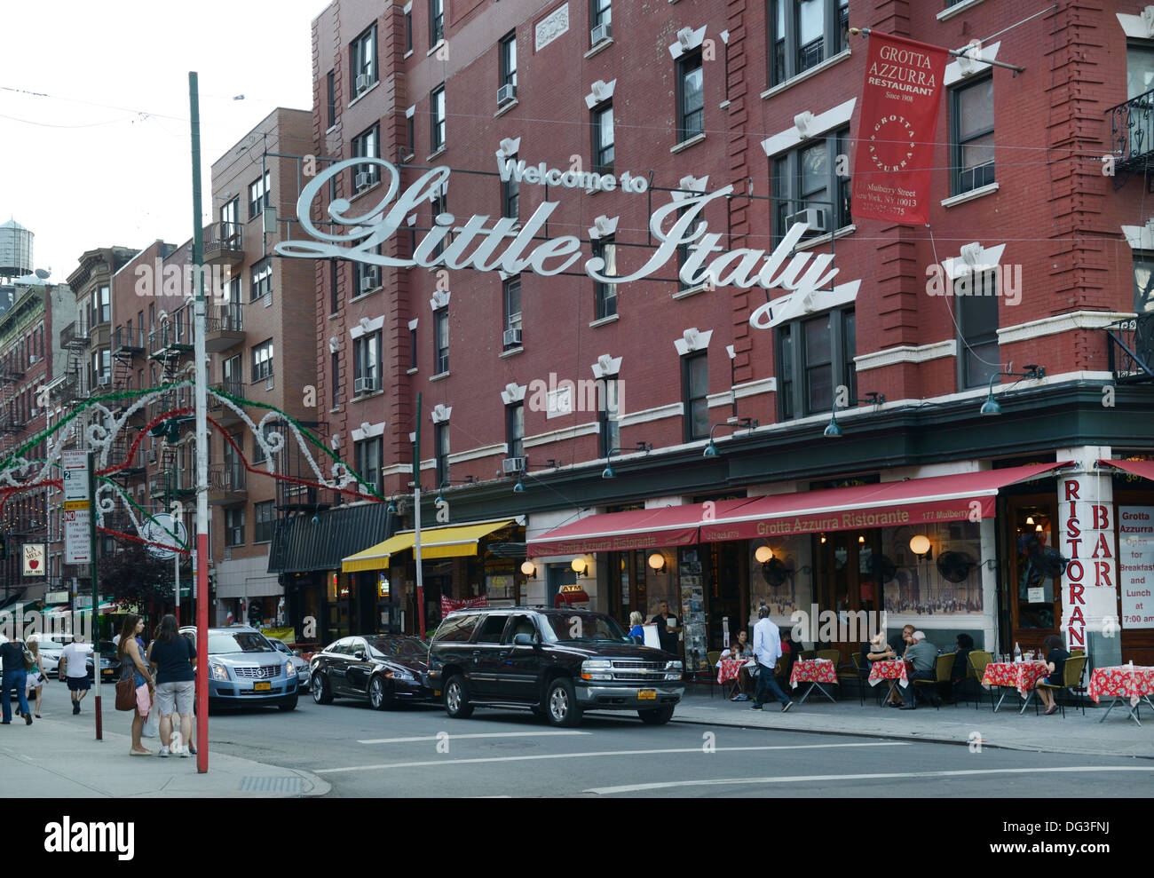 Little Italy, NYC Foto Stock