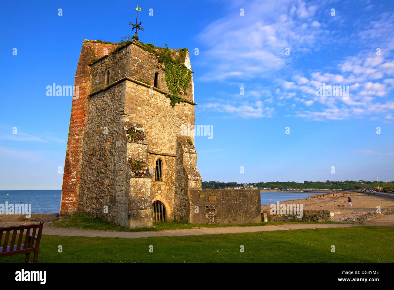 Sant'Elena della vecchia chiesa di Sant'Elena, Isle of Wight, England, Regno Unito, Europa Foto Stock