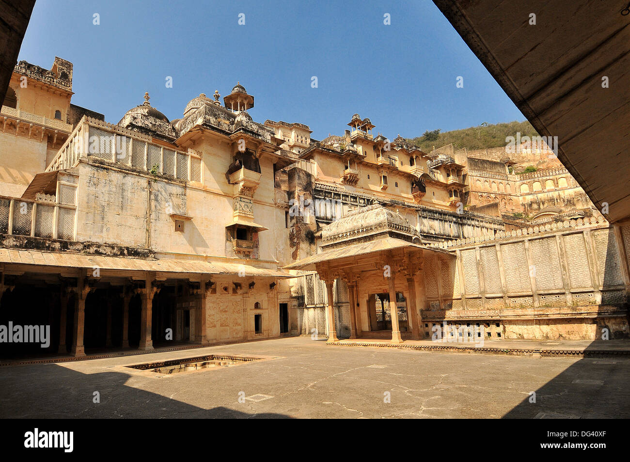 Bundi Palace, Rajasthan, India, Asia Foto Stock