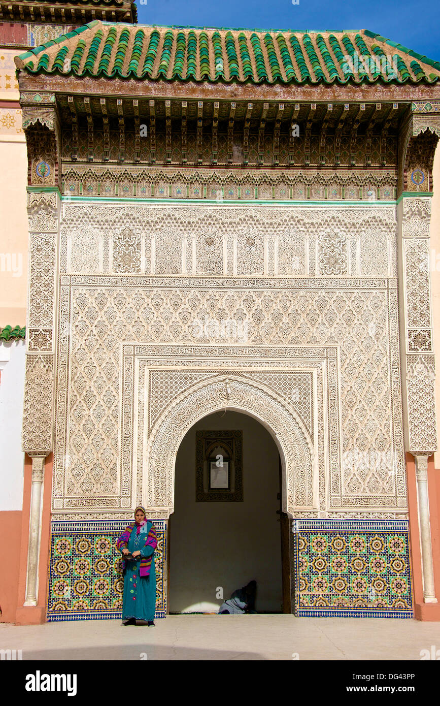 Zawiyya di Sidi Bel Abbes a Marrakech, Marocco, Africa Settentrionale, Africa Foto Stock