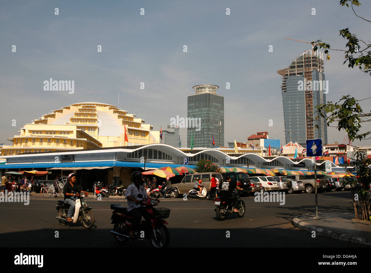 Mercato Centrale di Phnom Penh, Cambogia, Indocina, Asia sud-orientale, Asia Foto Stock