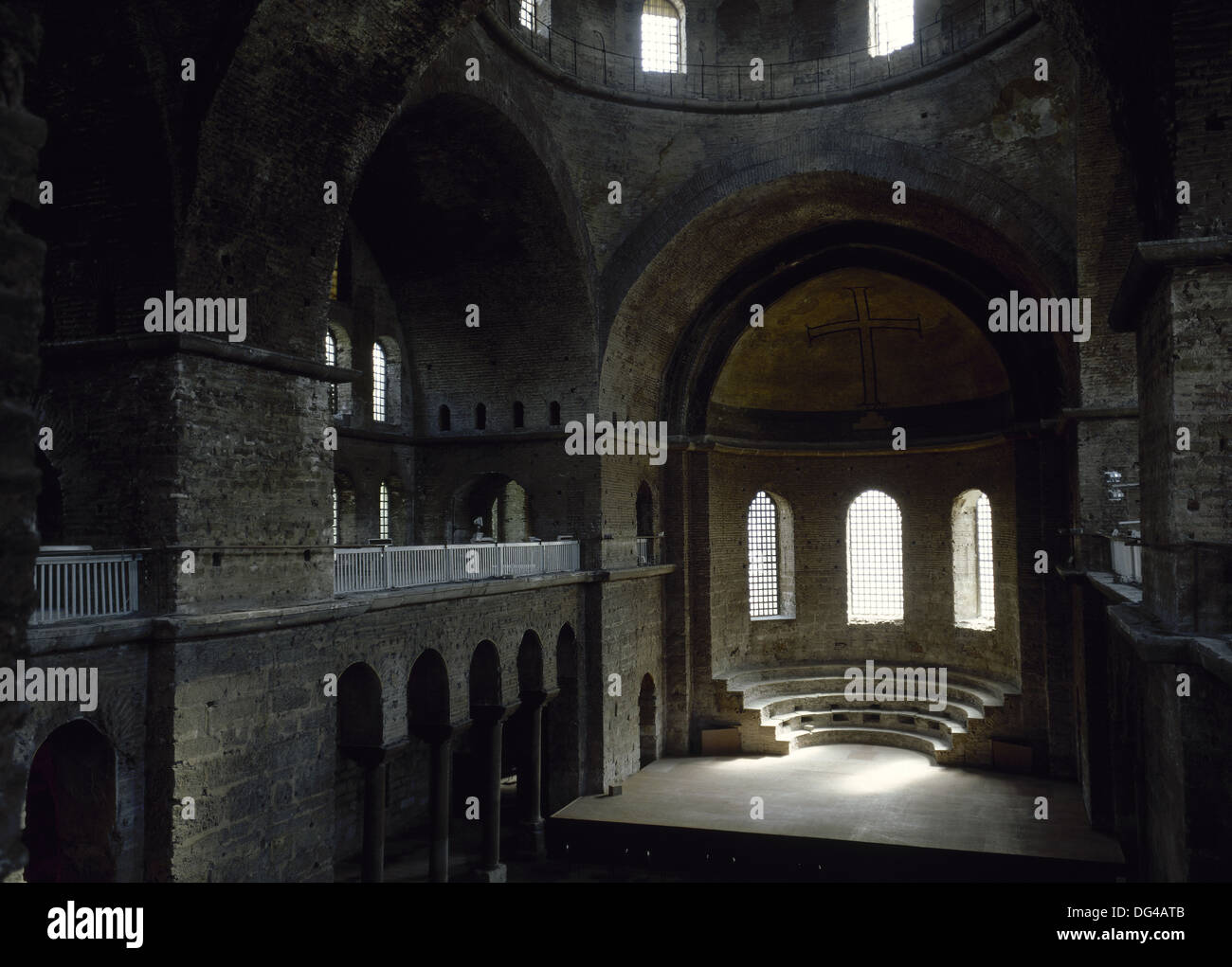 La Turchia. Istanbul. Hagia Irene. Interno dell'abside. Foto Stock