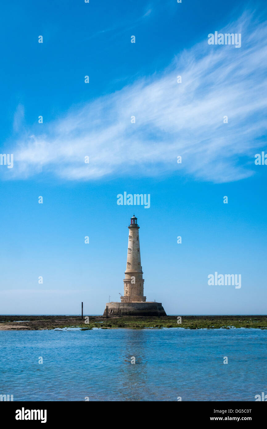 Faro di Cordouan. Estuario Gironde. Francia Foto Stock