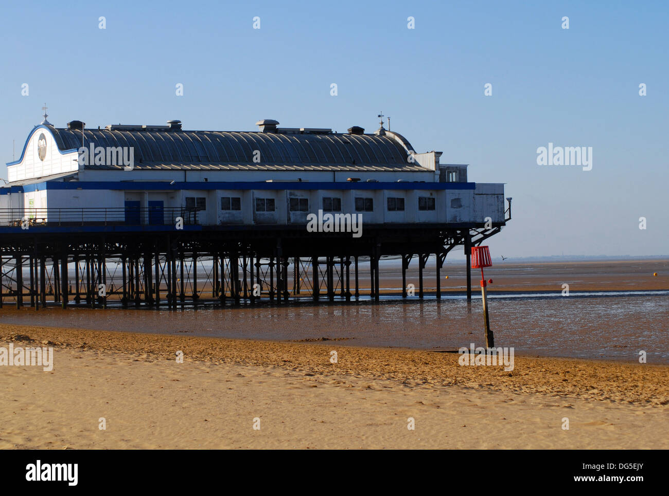 Spiaggia,Molla,Cleethorpes, North East Lincolnshire Foto Stock