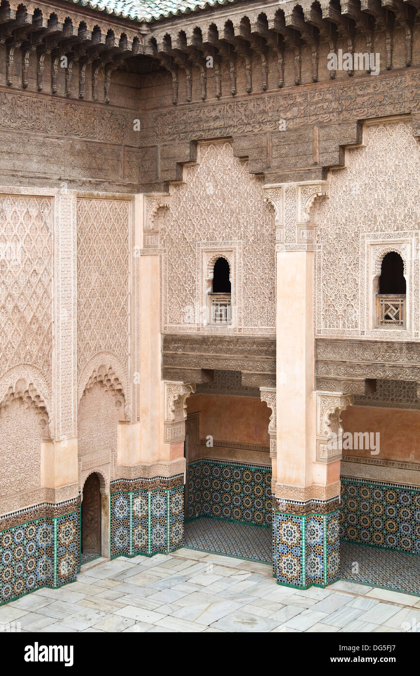 Ben Youseff Medrassa in Marrakech Foto Stock