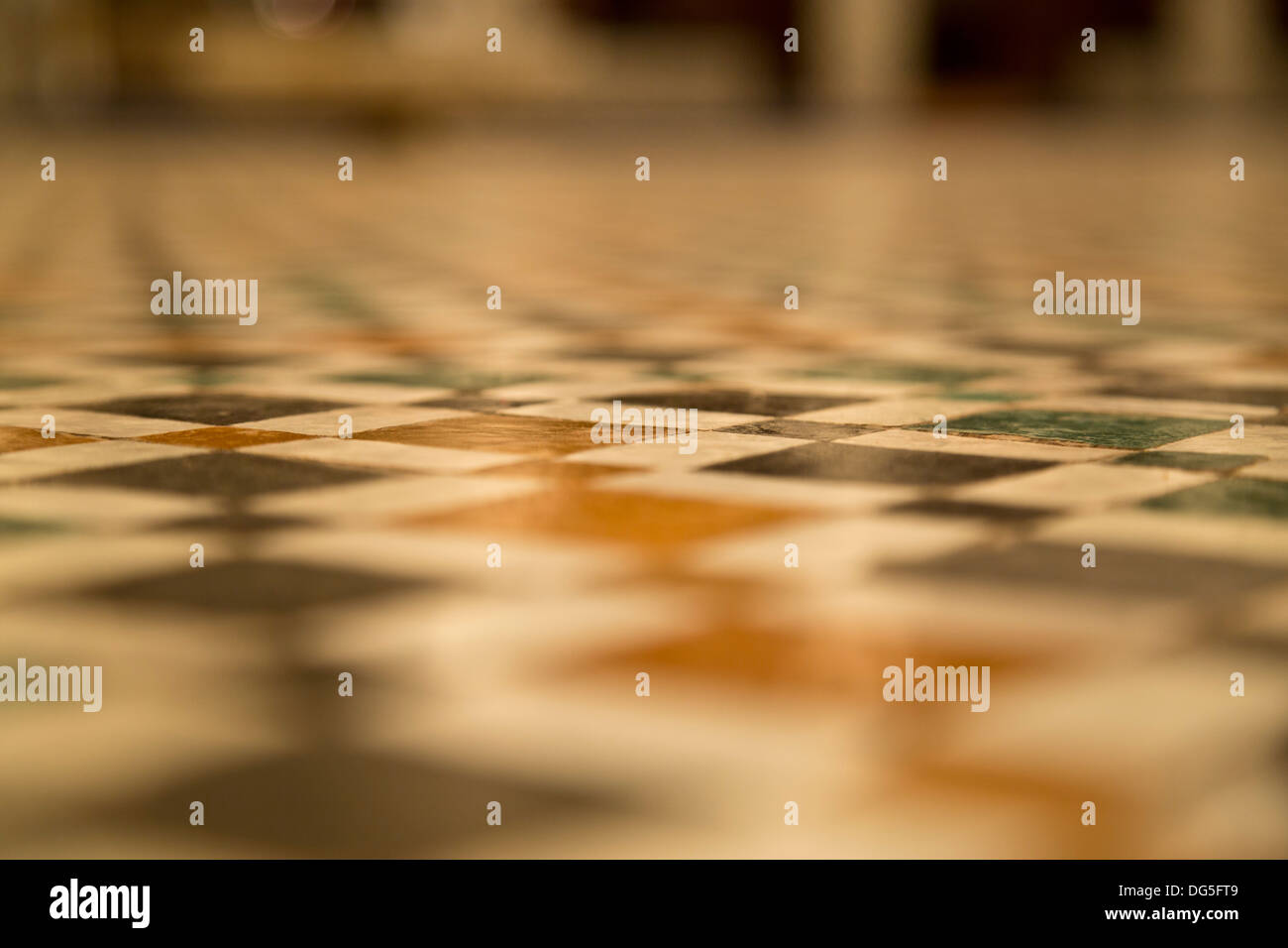 Marocchino pavimento piastrellato Foto Stock