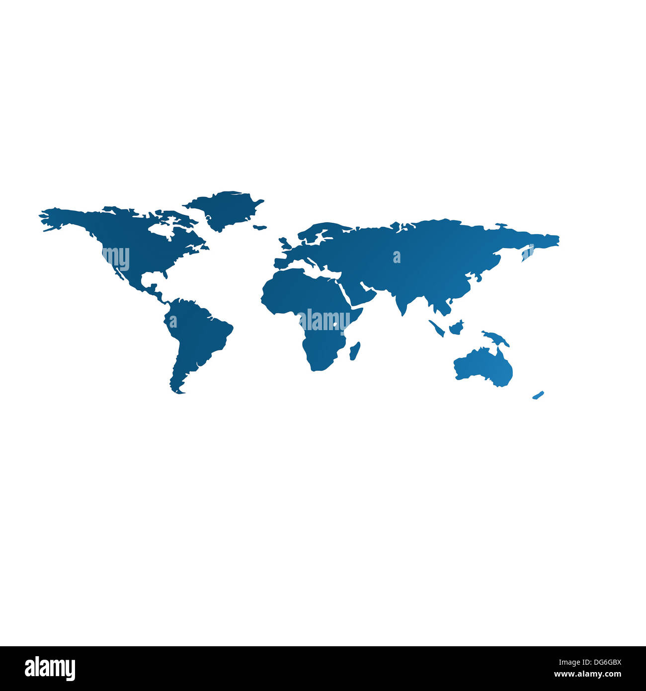 Stati Uniti d'America Map Foto Stock
